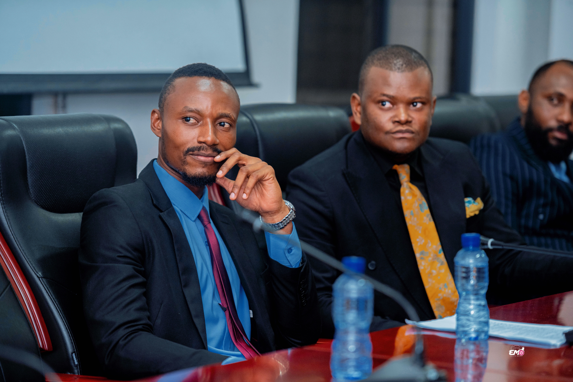 Isaac Kabwe en panel de conférence